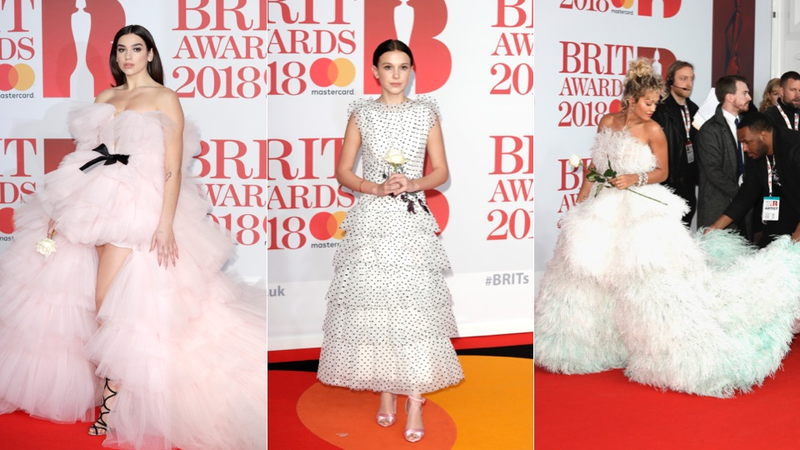 Illustration for article titled Inside the Dramatic Tulle Wars of the Brit Awards Red Carpet